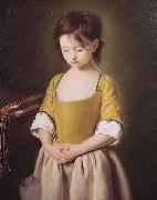 Pietro Antonio Rotari Portrait of a Young Girl, La Penitente oil painting reproduction